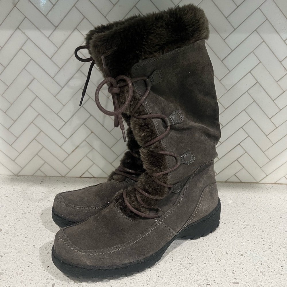 Bass Snow Boots Grey Size 9M - Picture 2 of 10